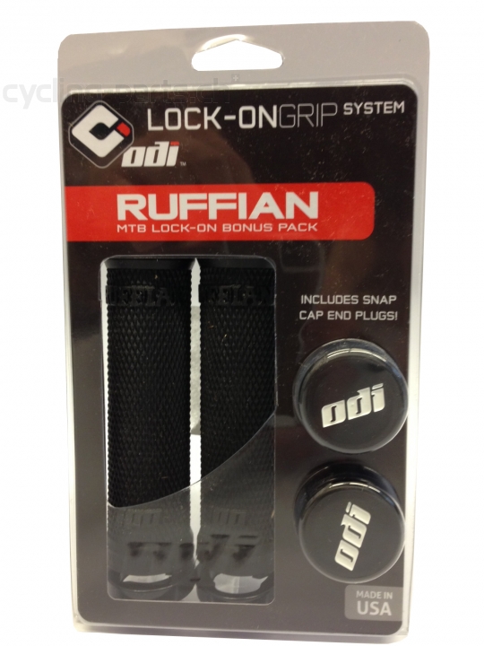 ODI Ruffian Lock-On Grips black/black Lenkergriffe