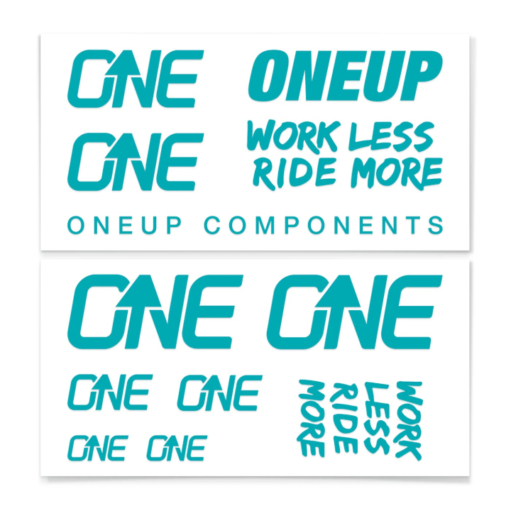 OneUp Components Decal Kit turquoise