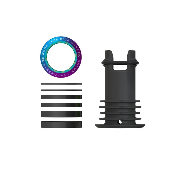 One Components EDC Top Cap oil slick Steuersatzkappe