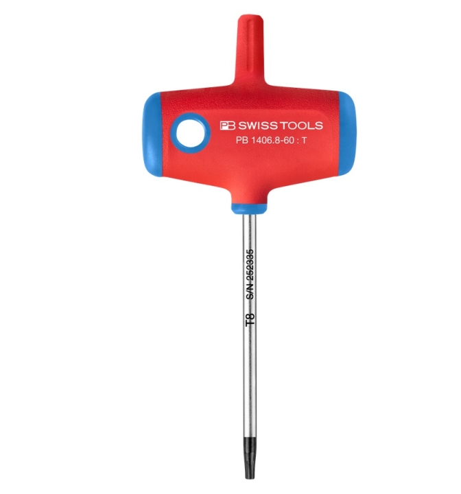PB Swiss Tools PB 1406 T8/60 mm Quergriff Torx-Schraubenzieher