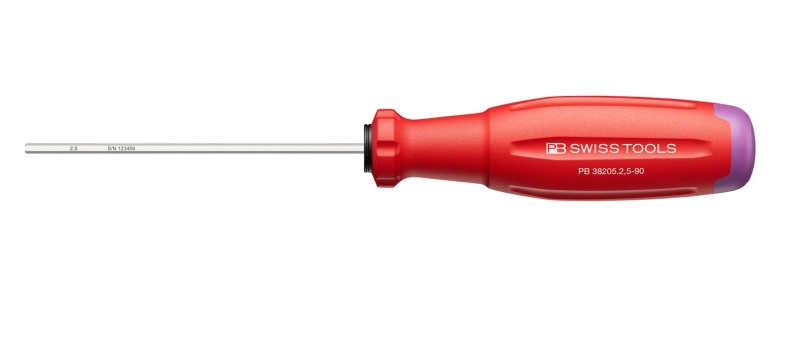 PB Swiss Tools PB 38205 SwissGrip Evo Grösse 2.5/90mm Innensechskant-Schraubenzieher