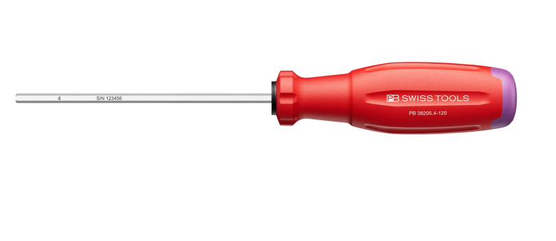 PB Swiss Tools PB 38205 SwissGrip Evo Grösse 4.0/120mm Innensechskant-Schraubenzieher