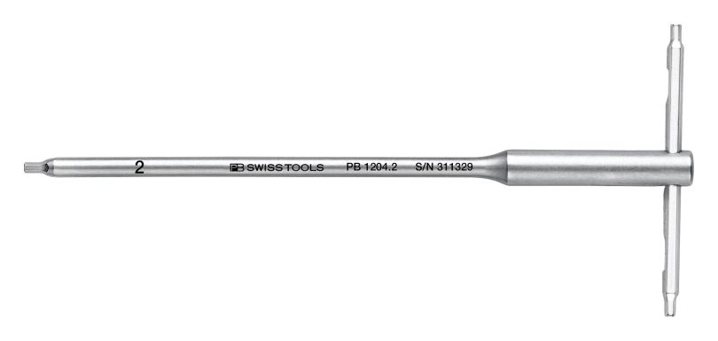 PB Swiss Tools PB 1204 Grösse 2 Gleitquergriff Innensechskant-Schraubenzieher