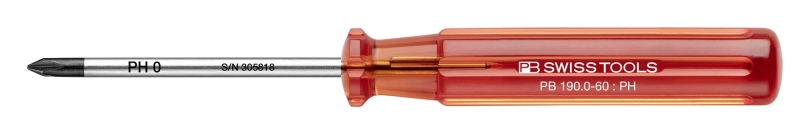 PB Swiss Tools PB 190 Classic Grösse 0 Phillips Schraubenzieher