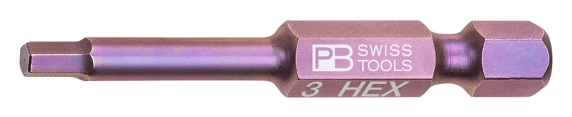PB Swiss Tools PB E6.210/3 Grösse 3mm Innensechskant Precision Bit 1/4"