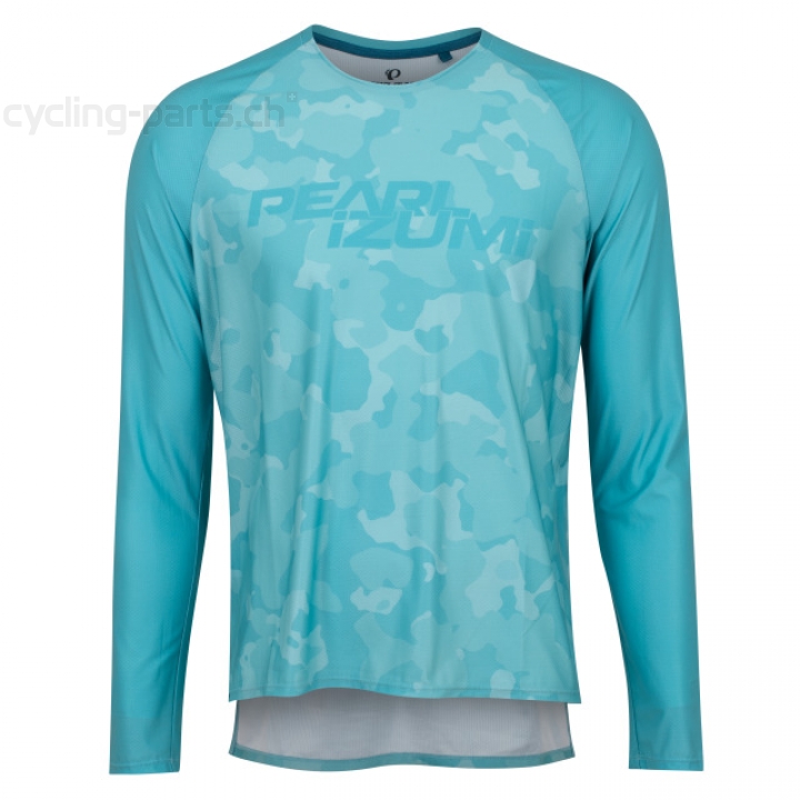 Pearl Izumi Men's Elevate LS Jersey mystic blue camo