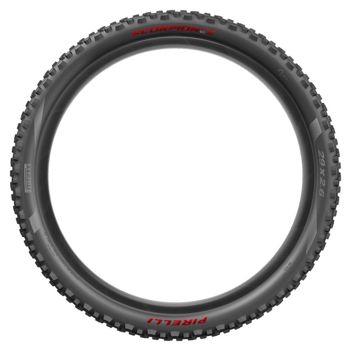 Pirelli Scorpion E-MTB M, TLR, SmartGRIP Gravity, HyperWALL black/red 27.5x2.6 Reifen