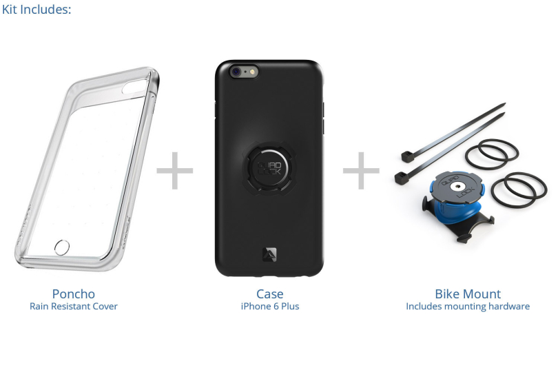 Quad Lock Bike Kit iPhone 6 Plus Fahrradhalterung