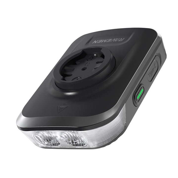 Ravemen FR1500 Frontlicht an Garmin/Wahoo Halterung