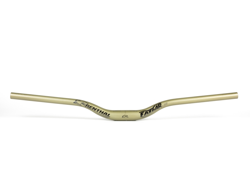 Renthal Fatbar Lite35 V3 760mm/40mm Rise gold Lenker