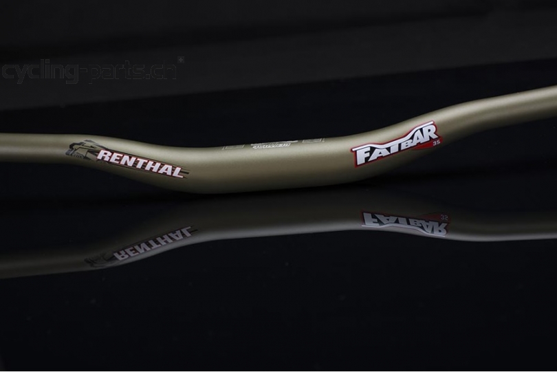 Renthal Fatbar 35 800mm/30mm Rise gold Lenker