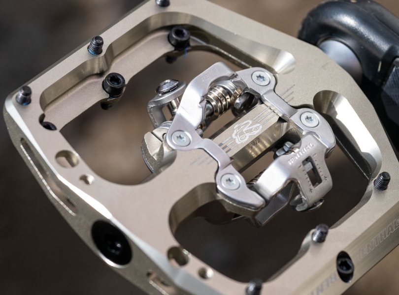 Renthal Revo-DHC gold Klickpedal