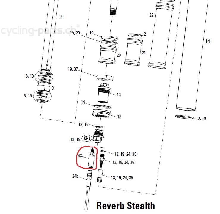 Rock Shox Reverb Stealth Connectamajig Collar