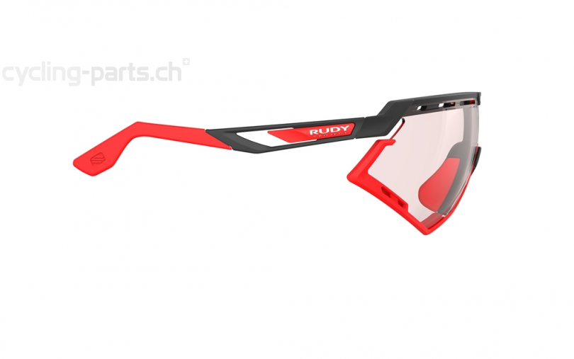 Rudy Project Defender impactX2 photochromic red, matte black-red fluo Brille