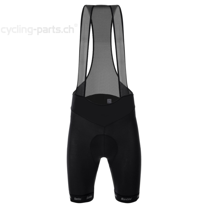 Santini Cubo kurze Trägerhosen Herren schwarz