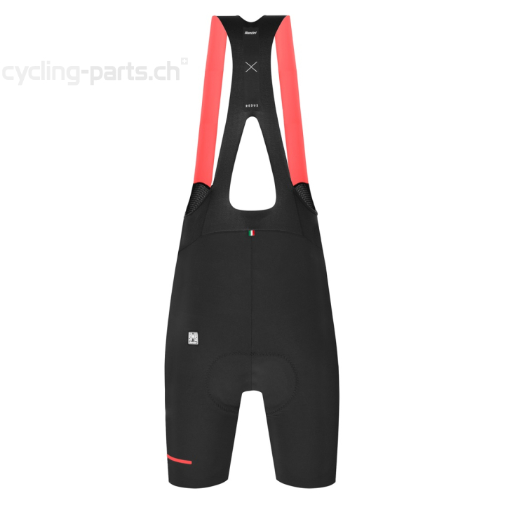 Santini Damen Redux Instinto kurze Trägerhosen schwarz
