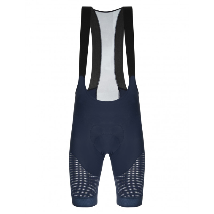 Santini Forza Indoor Herren kurze Trägerhosen blau