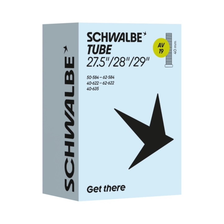 Schwalbe AV 19 29 x 1.75/2.4 und 27,5x2.1/2.35 Schrader 40mm Schlauch