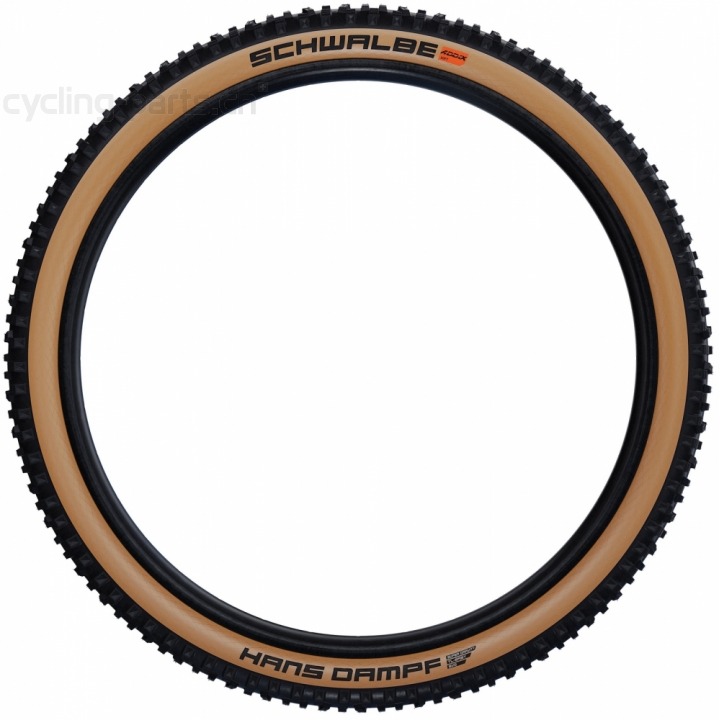 Schwalbe Hans Dampf Addix Soft Super Trail SnakeSkin Tubeless Easy E-25 Bronze Skin 27.5x2.60 Reifen