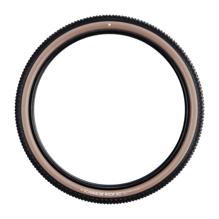 Schwalbe Rick XC Addix Speed Super Ground Tubeless Easy E-25 Transparent Sidewall 29x2.4 Reifen