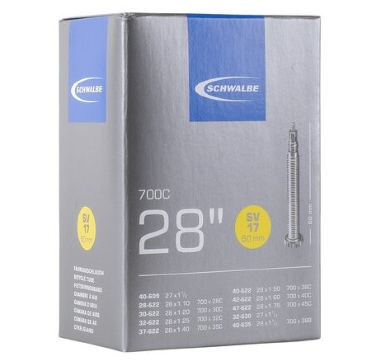 Schwalbe SV 17 700x28/45 Presta 60mm Schlauch