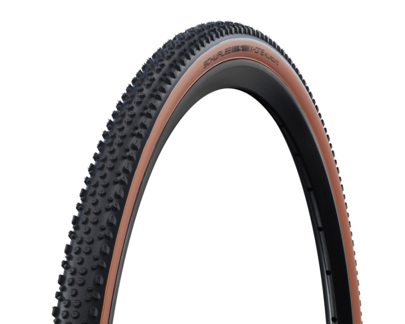Schwalbe X-One Allround Addix Performance RaceGuard Tubelss Easy E-25 Bronze Sidewall 700x33 Reifen