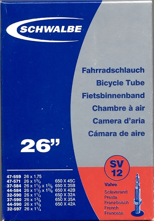 Schwalbe SV 12 26" Presta 40mm Schlauch