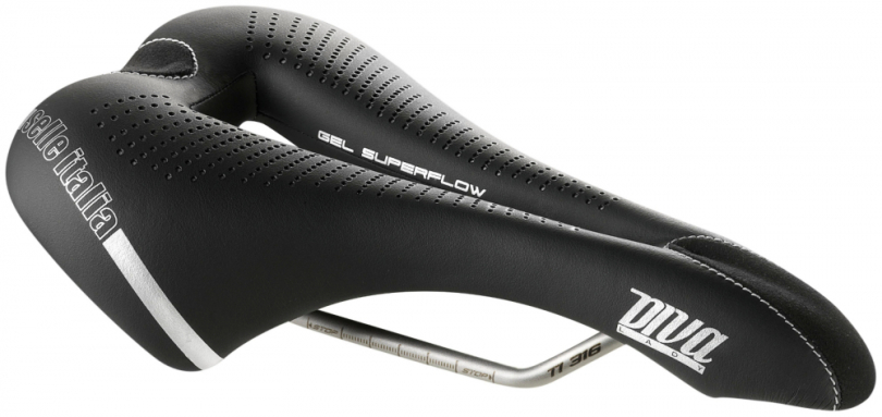 Selle Italia Diva Gel Superflow black L Sattel