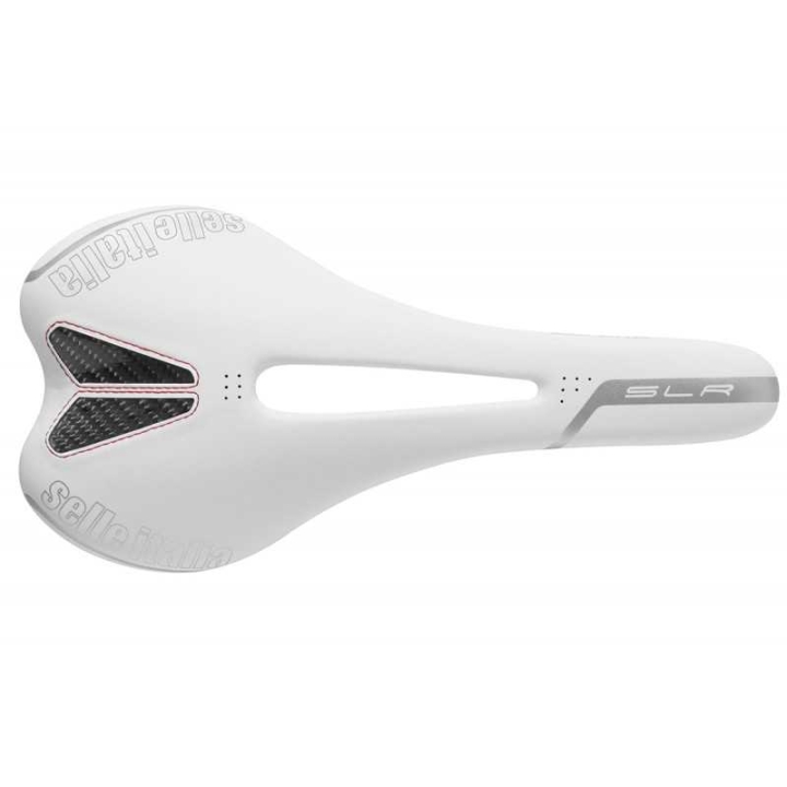 Selle Italia SLR Kit Carbonio Flow weiss Sattel