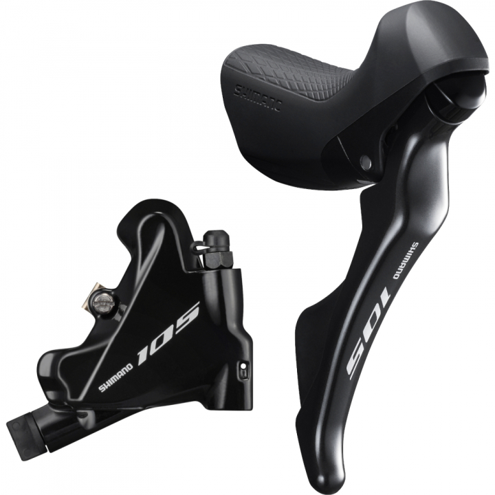 Shimano 105 ST-R7020/BR-R7070 11 fach Schalthebel/Scheibenbremse silky black hinten