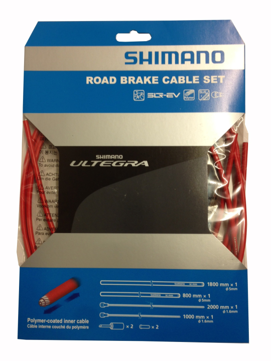 Shimano Ultegra 6800 Bremszug-Set rot Road