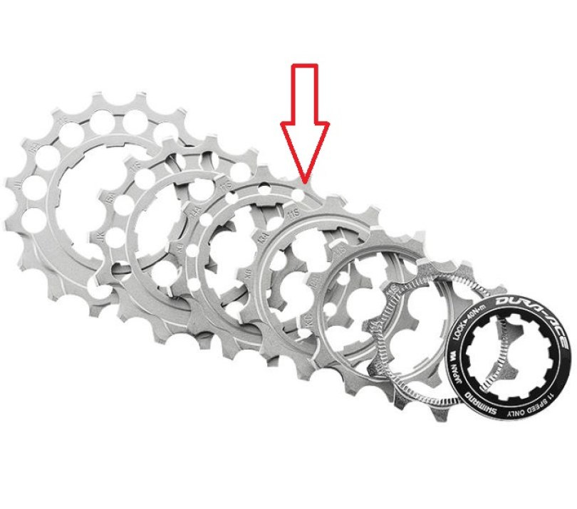 Shimano Dura Ace CS-R9100 11-fach 15 Zähne Kassettenritzel