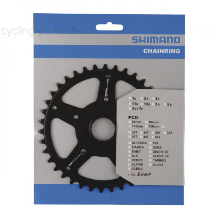 Shimano STePS FC-E6000-11 38 Zähne Kettenblatt