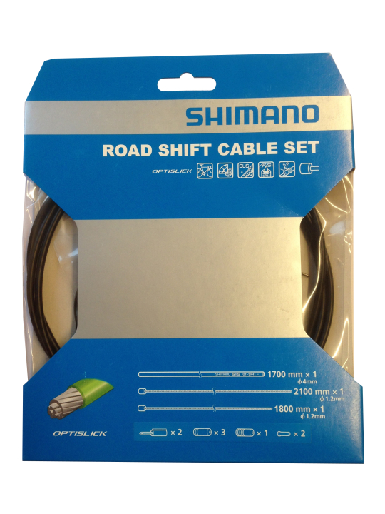 Shimano Road Shift Optislick Schaltzug-Set schwarz