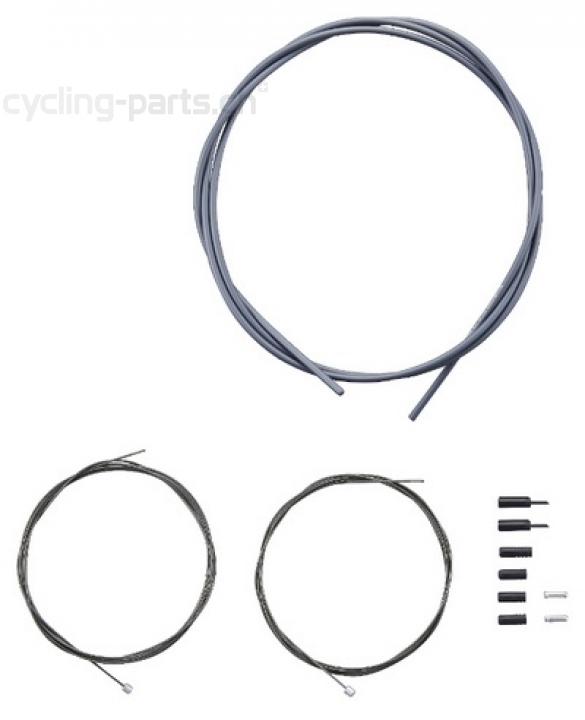 Shimano Road Shift Optislick Schaltzug-Set grau