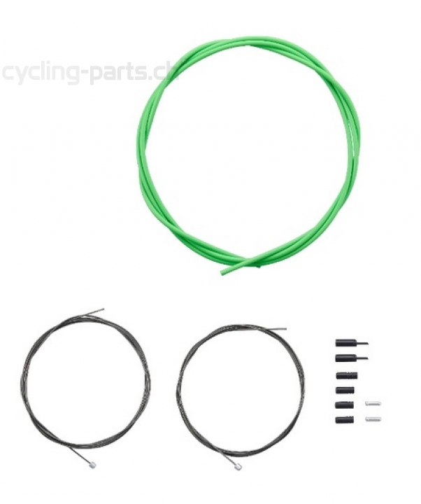 Shimano Road Shift Optislick Schaltzug-Set grün
