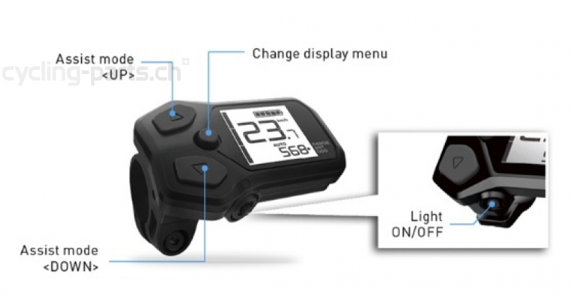 Shimano STePS SC-E5000 Display