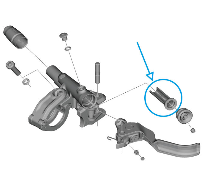 Shimano XT BL-M8100 Bremsgriff-Membran