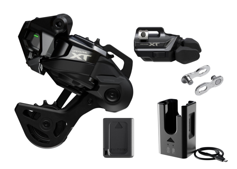 Shimano XT M8250 Di2 I-Spec EV/mittellanger Käfig Upgrade Kit