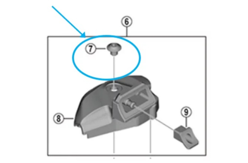 Shimano XTR SL-M9100-I Befestigungsschraube Schalthebelabdeckung  , Veloteile, Velo Ersatzteile, Biketeile, Bike Ersatzteile,  Rennradteile, Rennrad, Velozubehör, Cycle Store, Veloshop, Fahrradshop,  Bikeshop, Rennveloshop, Veloreiniger