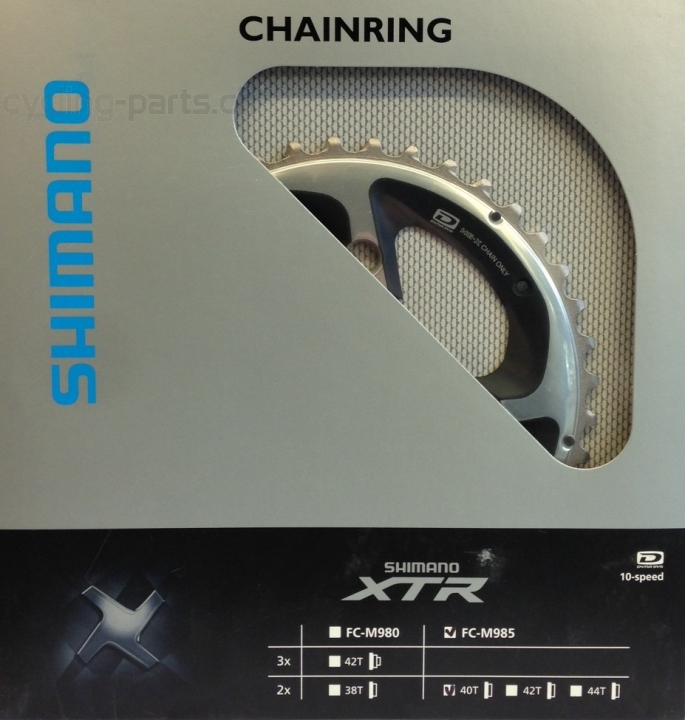 Shimano XTR FC-M985 40 Zähne 2x10 Kettenblatt