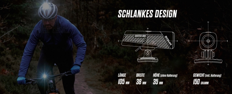 Sigma Buster 800 Helmlampe