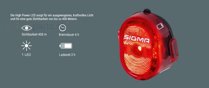 Sigma Nugget II Rücklicht