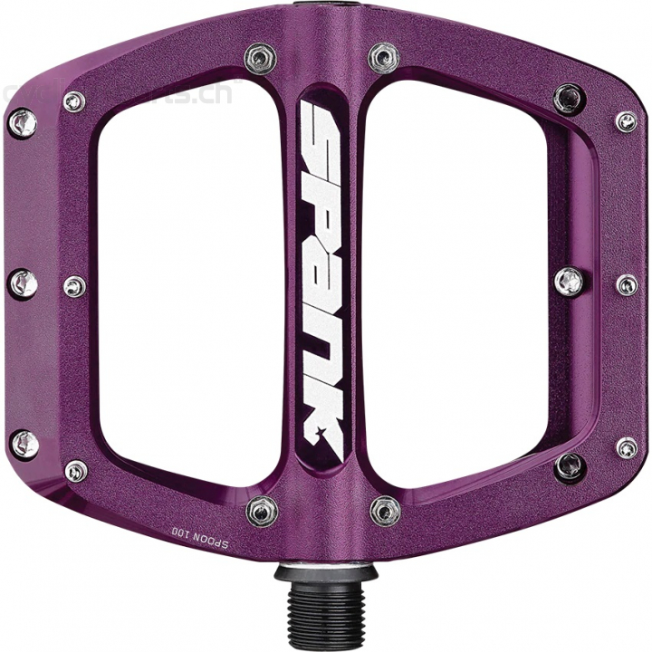 Spank Spoon 100 Pedalen purple