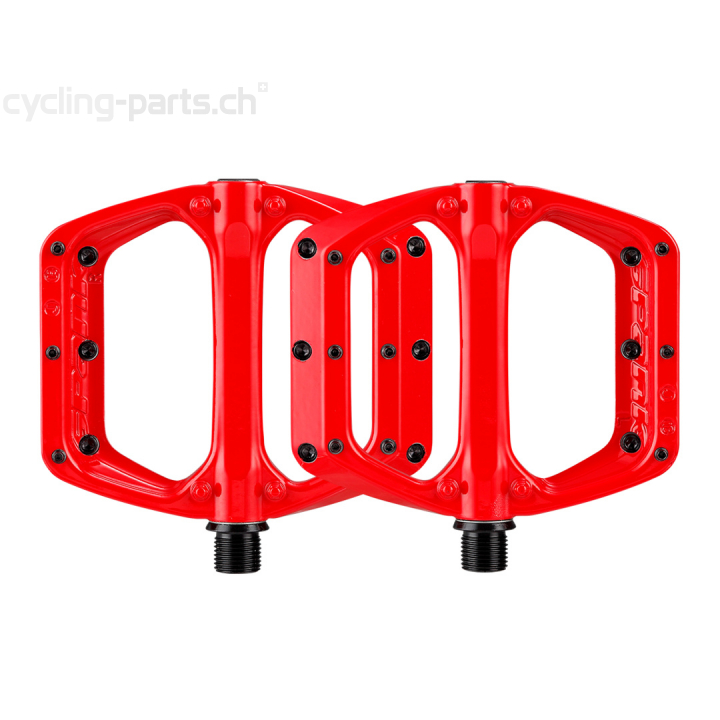 Spank Spoon DC Pedalen red