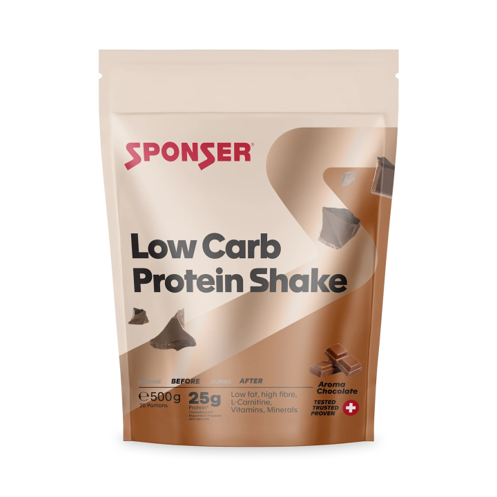 Sponser Low Carb Protein Shake Beutel 500g