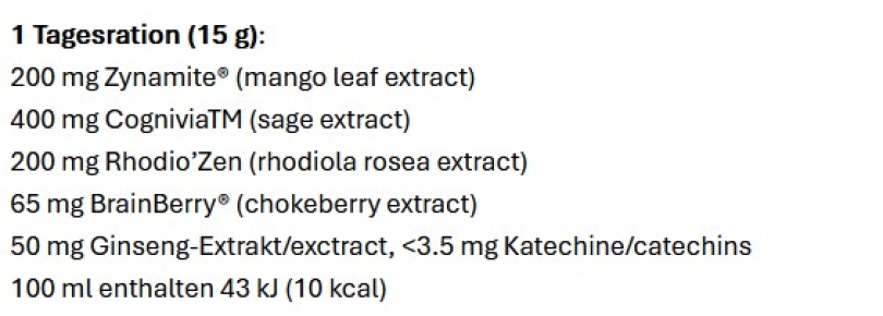 Sponser Mental Focus Herbs & Berry 150g