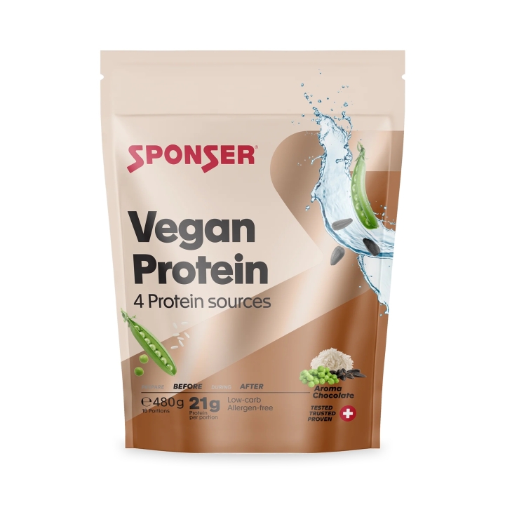 Sponser Vegan Protein Chocolate Beutel