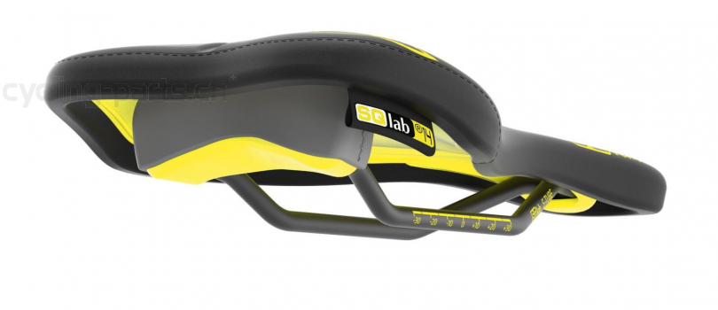 SQlab 611 Ergowave active ltd. Flow Yellow Breite 14cm Sattel