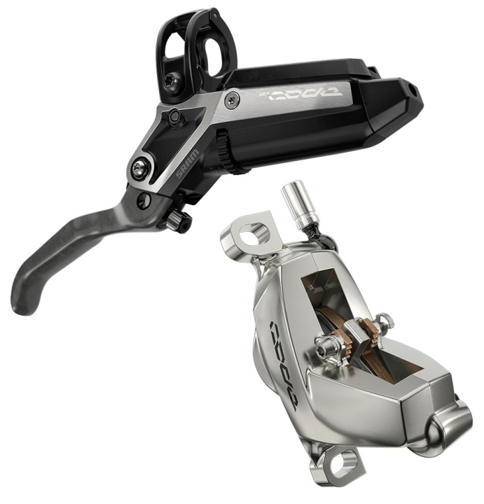 Sram Code Ultimate Stealth Black Anodized Scheibenbremse hinten